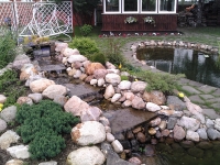 Комплекс ручей - садовый водоём